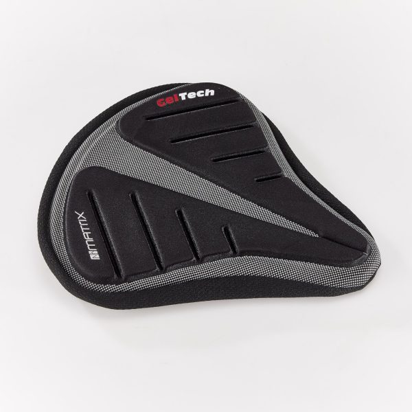 Matrix Sattelüberzug GEL-TECH schwarz grau City/Touren – Bild 2