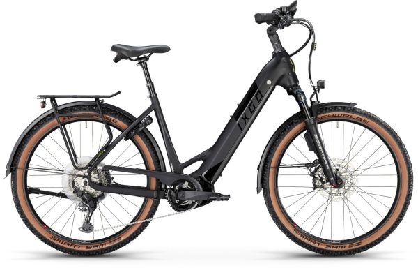 Ixgo MT-E FIVE als Wave-Rahmen in der Farbe cinder black