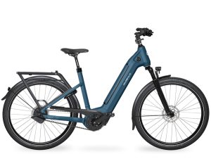 Velo de Ville SEB 890 PRO mit Enviolo TR-Schaltung & 625 Wh-Akku als Wave-Rahmen in der Farbe petrol blue matt