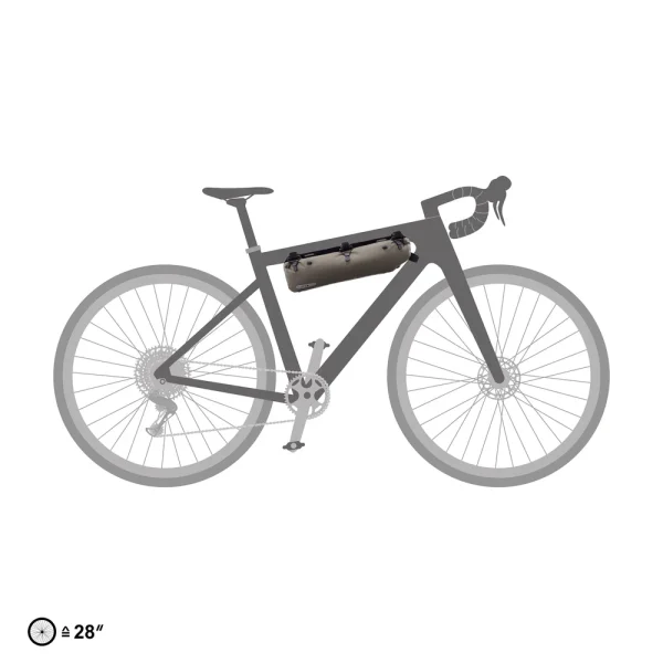 Ortlieb Oberrohrtasche FRAME-PACK RC TOPTUBE dark sand – Bild 7