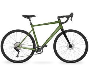 Velo de Ville G 400 FL (Freilauf) mit Shimano GRX400-Schaltung als Diamant-Rahmen in der Farbe olive green matt