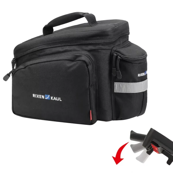 Rixen & Kaul Klickfix RACKPACK 2 mit Uniklip-Befestigungssystem & 10 l Volumen in der Farbe schwarz