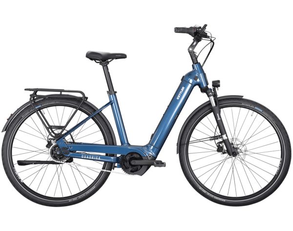 Kettler QUADRIGA P5 FL (Freilauf) mit 625 Wh-Akku als Wave-Rahmen in der Farbe dark blue shiny, Modell 2024