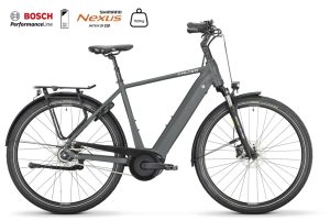Falter E 9.4 FL (Freilauf) mit 625 Wh-Akku als Diamant-Rahmen in der Farbe cool grey, Modell 2025
