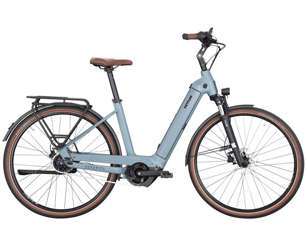 Kettler QUADRIGA P5 RT (Rücktritt) mit 625 Wh-Akku als Wave-Rahmen in der Farbe modern blue matt, Modell 2024