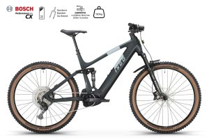 Ixgo MXF-E THREE mit 750 Wh-Akku als Trapez-Rahmen in der Farbe forest green