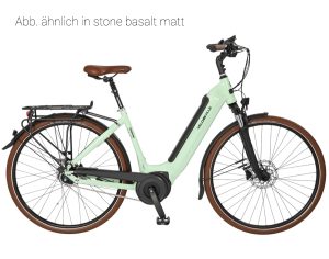 Velo de Ville AEB490 SMOOTH mit 8-Gang Nabenschaltung & 500 Wh-Akku als Wave-Rahmen in der Farbe stone basalt matt, Modell 2022