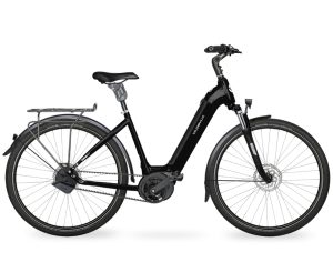 Velo de Ville AEB890 SMOOTH FL (Freilauf) mit Enviolo TR-Schaltung & 625 Wh-Akku als Wave-Rahmen in der Farbe deep black, Modell 2022/23