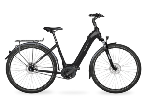 Velo de Ville AEB890 RT (Rücktritt) mit 5-Gang Nabenschaltung & 625 Wh-Akku als Wave-Rahmen in der Farbe deep black matt, Modell 2022/23