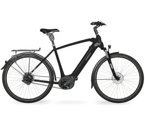 Velo de Ville AEB890 SMOOTH FL (Freilauf) mit Enviolo TR-Schaltung & 625 Wh-Akku als Diamant-Rahmen in der Farbe deep black matt, Modell 2022/23