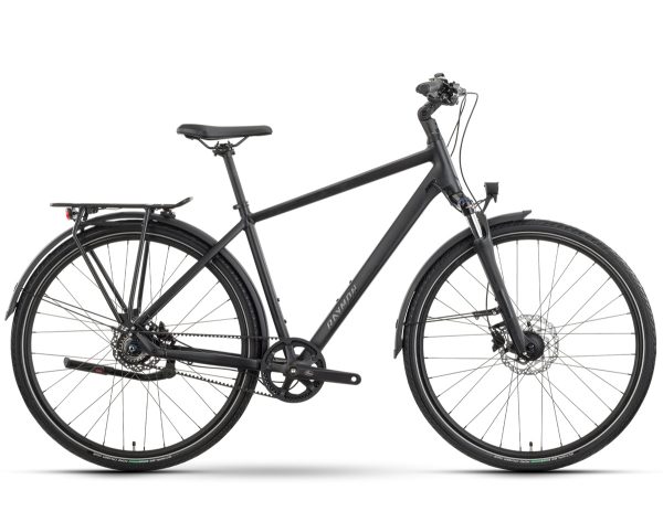 Raymon ZAYN ULTRA FL (Freilauf) als Diamant-Rahmen in der Farbe black stealth