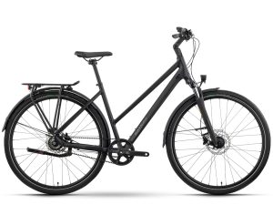 Raymon ZAYN ULTRA FL (Freilauf) als Trapez-Rahmen in der Farbe black stealth
