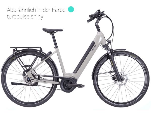 Kettler E-TRAVELLER GOLD P5 RT (Rücktritt) Belt als Wave-Rahmen in der Farbe turqouise shiny, Modell 2025