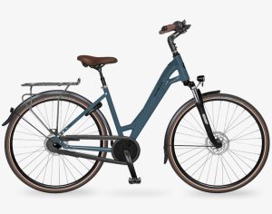 Velo de Ville A 400 FL (Freilauf) mit 8-Gang Schaltung als Wave-Rahmen in der Farbe petrol blue matt, Modell 2025