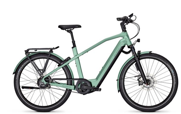 Kalkhoff IMAGE 7 EXCITE+ ABS mit 750 Wh-Akku als Diamant-Rahmen in der Farbe sagegreen matt