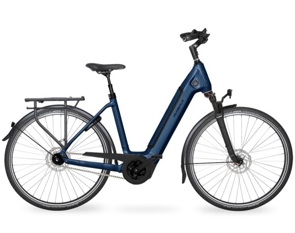 Velo de Ville AEB 490 PRO RT (Rücktritt) mit 500 Wh-Akku als Wave-Rahmen in der Farbe night blue matt, Modell 2025