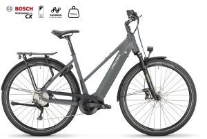 Falter E 9.4 mit 625 Wh-Akku als Trapez-Rahmen in der Farbe cool grey, Modell 2025