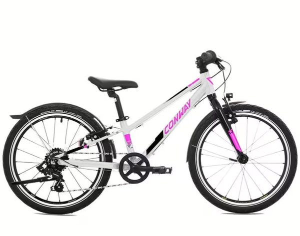 Conway MC 200 RIGID als Diamant-Rahmen in der Farbe pearl white pink, Modell 2023