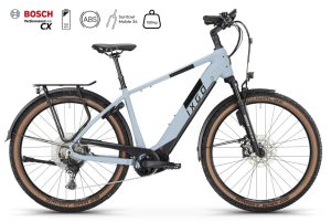 Ixgo MT-E FIVE mit 750 Wh-Akku als Diamant-Rahmen in der Farbe ashen