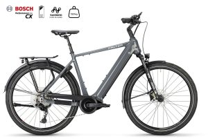 E 9.4 mit 625 Wh-Akku als Diamant-Rahmen in der Farbe cool grey, Modell 2025