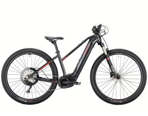 Conway CAIRON S 5.0 mit 750 Wh-Akku als Trapez-Rahmen in der Farbe black metallic red metallic matt, Modell 2024