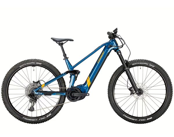 Conway XYRON S 3.9 mit 750 Wh-Akku als Diamant-Rahmen in der Farbe blue metallic, Modell 2024