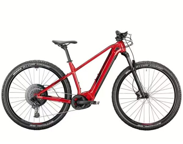 Conway CAIRON S 6.0 mit 750 Wh-Akku als Diamant-Rahmen in der Farbe red metallic shadowgrey metallic, Modell 2024