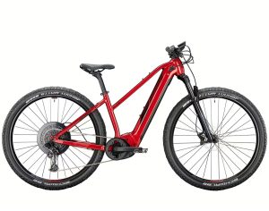 Conway CAIRON S 6.0 mit 750 Wh-Akku als Trapez-Rahmen in der Farbe red metallic shadowgrey metallic, Modell 2024