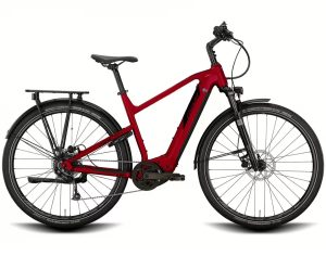 Conway CAIRON T 2.0 mit 625 Wh-Akku als Diamant-Rahmen in der Farbe red metallic black metallic, Modell 2022
