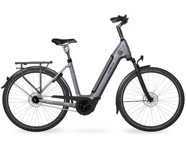 Velo de Ville AEB 890 PRO FL (Freilauf) mit 5-Gang Nabenschaltung & 625 Wh-Akku als Wave-Rahmen in der Farbe stone basalt matt, Modell 2025