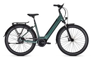 Kalkhoff IMAGE 3 EXCITE BLX FL (Freilauf) mit 500 Wh-Akku als Wave-Rahmen in der Farbe techgreen glossy