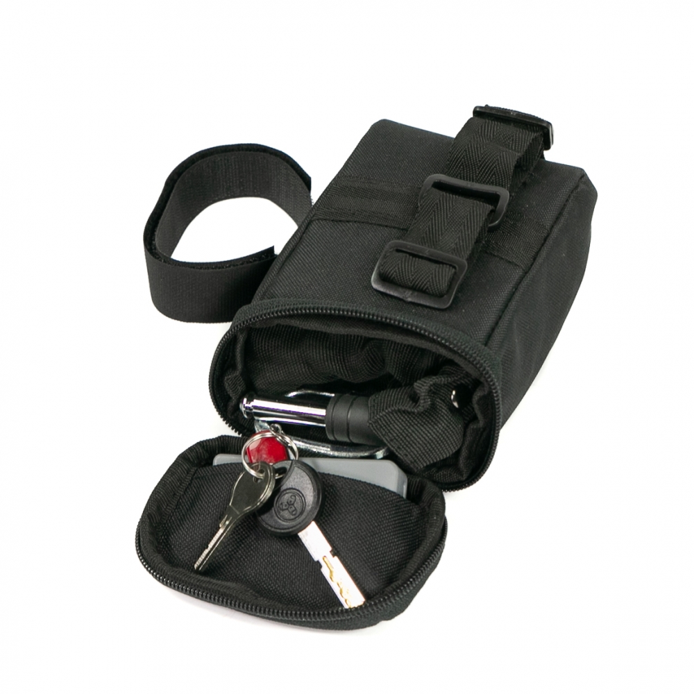 Haberland Tasche f. Schlosskette schwarz – Bild 5