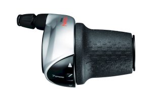 Shimano Drehgriffschalter NEXUS SLC30007 in der Farbe silber