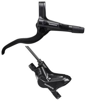 Shimano Scheibenbremse MT420 links in der Farbe schwarz