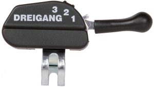 Messingschlager Daumenschalthebel 3 SPEED in der Farbe schwarz