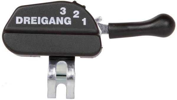 Messingschlager Daumenschalthebel 3 SPEED in der Farbe schwarz