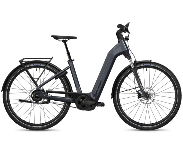 Flyer G1 Gotour 5.43 CX FL (Freilauf) mit 750 Wh-Akku als Wave-Rahmen in der Farbe cold anthracite gloss, Modell 2025