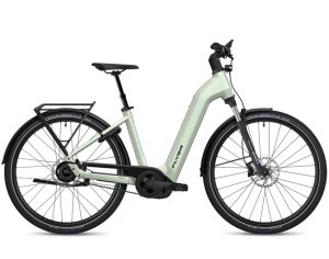 Flyer G1 Gotour 5.43 CX FL (Freilauf) mit 750 Wh-Akku als Wave-Rahmen in der Farbe frosty sage gloss, Modell 2025