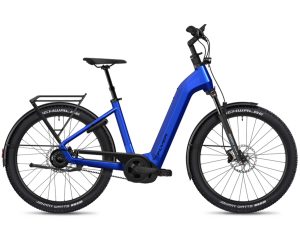 Flyer G1 GOTOUR 5.43 COMFORT NL CX FL (Freilauf) mit 750 Wh-Akku als Wave-Rahmen in der Farbe enzian blue gloss, Modell 2025