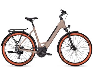 Kalkhoff ENTICE L ADVANCE mit 400 Wh-Akku als Wave-Rahmen in der Farbe moonstonegrey matt