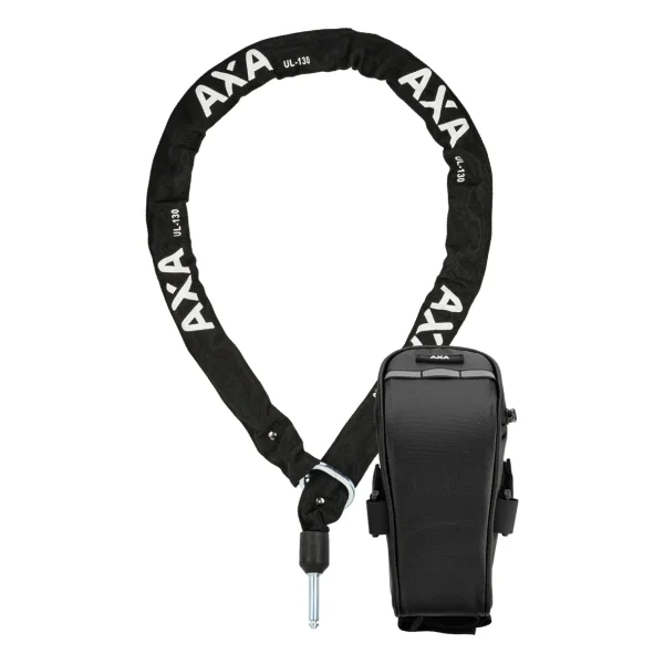 AXA Anschließkette ULC 130/5,5 mit Tasche in der Farbe schwarz