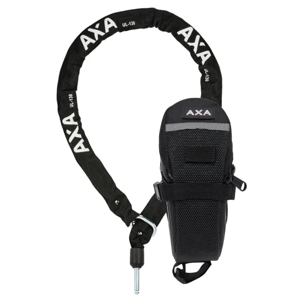 AXA Anschließkette ULC 130/5,5 m. Tasche schwarz – Bild 2
