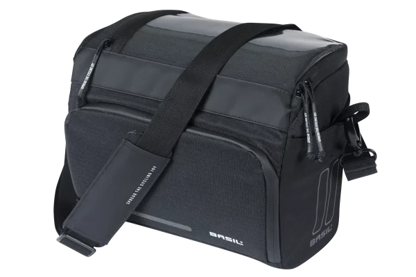 Basil Lenkertasche MOVE mit 7-8 l Volumen in der Farbe schwarz