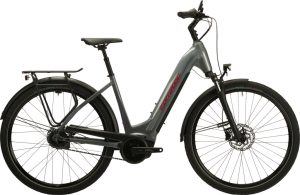 Corratec E-POWER TREKKING 28 P6 8SC RT (Rücktritt) als Wave-Rahmen in der Farbe dark silver glossy, Modell 2025
