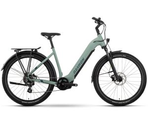 Raymon TOURRAY SELECT FL (Freilauf) mit 630 Wh-Akku als Wave-Rahmen in der Farbe mint aqua cotton