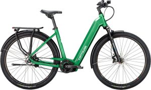 Contoura LI-6 FL (Freilauf) mit 5-Gang Schaltung & 750 Wh-Akku als Wave-Rahmen in der Farbe lotusgreen glanz, Modell 2024