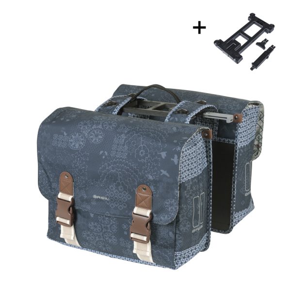 Basil Doppelpacktasche BOHÈME MIK mit 35 l Volumen in der Farbe indigo blau