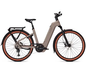 Kalkhoff ENTICE 5+ ADVANCE FL (Freilauf) mit 600 Wh-Akku als Wave-Rahmen in der Farbe moonstonegrey matt