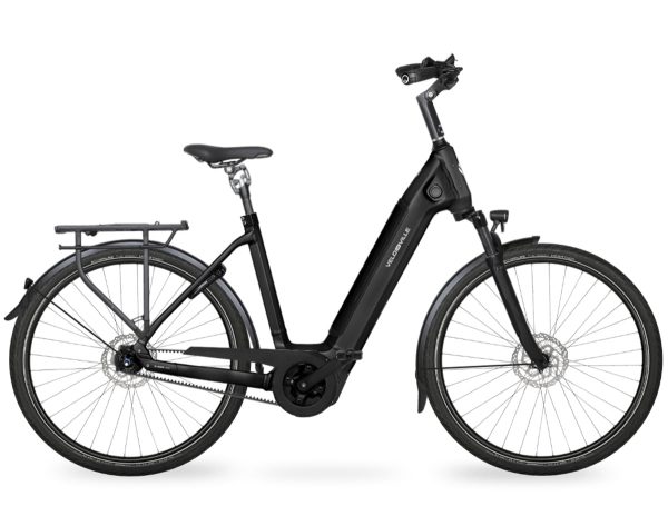 Velo de Ville AEB 890 PRO RT (Rücktritt) mit 5-Gang Nabenschaltung & 625 Wh-Akku als Wave-Rahmen in der Farbe deep black matt, Modell 2025