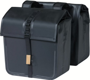 Basil Doppelpacktasche 50 L urban dry- matt black